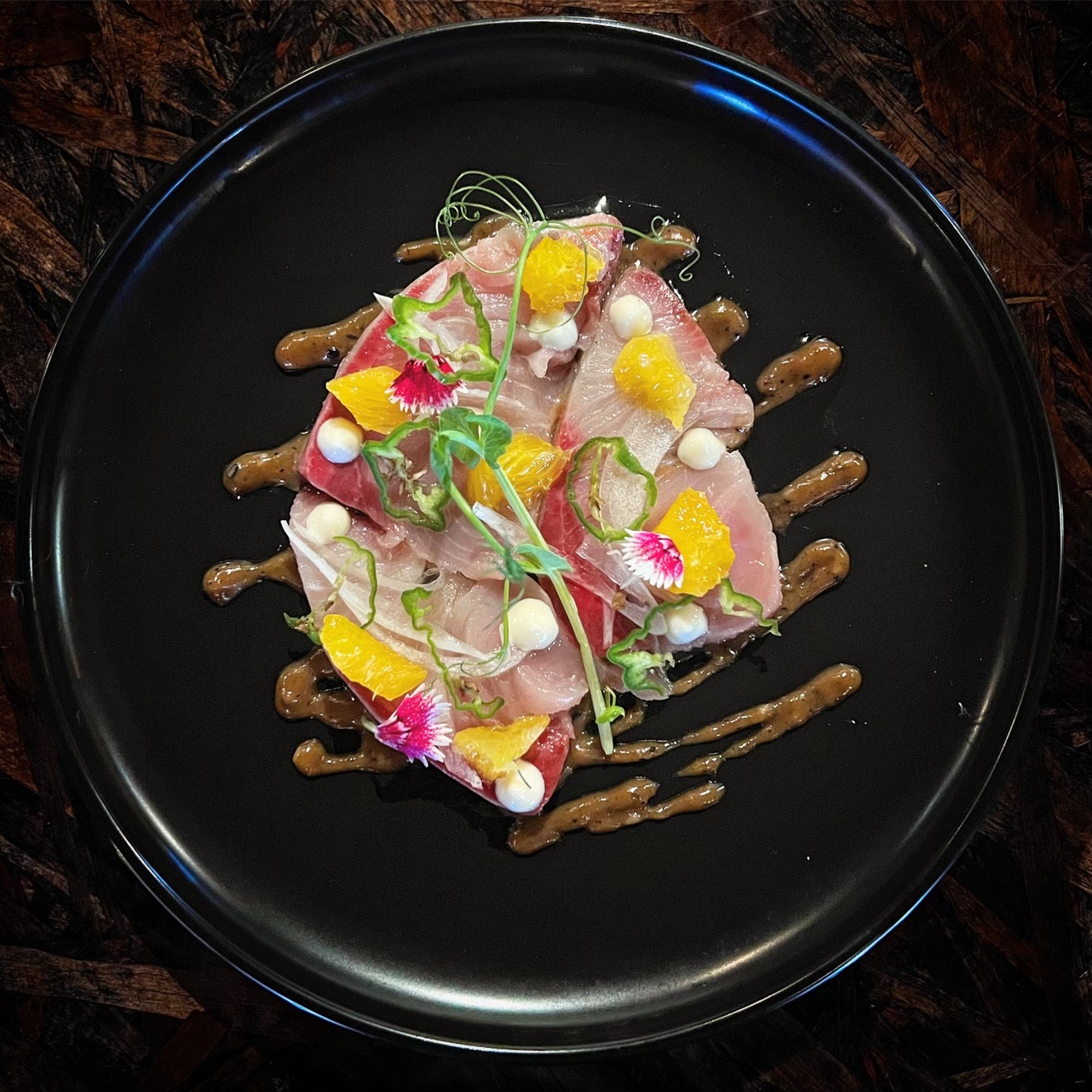 Hamachi Crudo